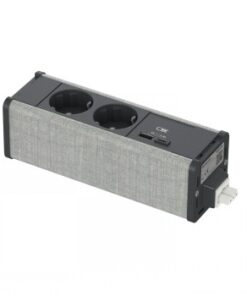 SCHNEIDER ELECTRIC UNICA SYSTEM+ MOD.YKSIKKÖ 2XSCHUKO+USBA/C ANTR/HARM