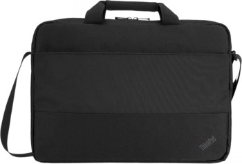 Lenovo Basic Topload Case 15.6'', svart bärbar datorväska Svart Lenovo 15.6-tums bärbar datorväska med axelrem och bärhandtag framtill.