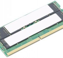 Lenovo 16GB DDR5 5600MHz SODIMM-minnesmodul Grön 16GB DDR5 5600MHz SODIMM-minnesmodul fotograferad från sidan.