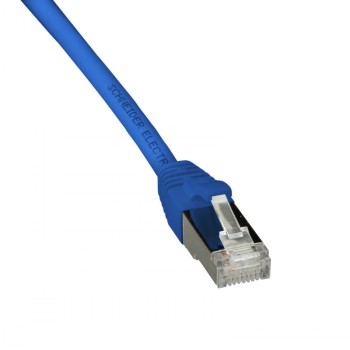 SCHNEIDER ELECTRIC ACTASSI KYTKENTÄKAAPELI CAT6A S/FTP 28AWG 0,5M SININEN