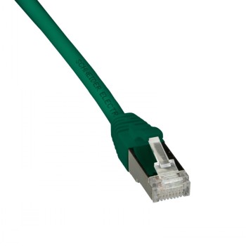 SCHNEIDER ELECTRIC ACTASSI KYTKENTÄKAAPELI CAT6A S/FTP 28AWG 2,0M VIHREÄ