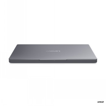 Lenovo IdeaPad Slim 3 - stilren och kompakt bärbar dator En tunn Lenovo IdeaPad Slim 3 bärbar dator stängd, med grå metallfinish, fotograferad mot en ljus bakgrund.