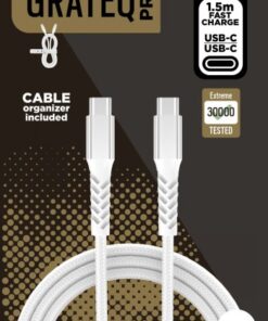 GRATEQ PRO USB-C - USB-C 240W KAAPELI 1.5M