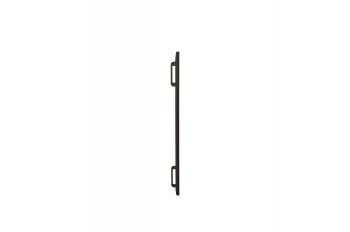LG 86UH5N-M 86" UHD-skärm med tunn profil och elegant design. LG 86-tums UHD-informationsskärm sidoprofil, tunn svart ram och monteringsdelar.