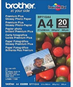 BROTHER PREM. PLUS GLOSSY PHOTO PAPER A4