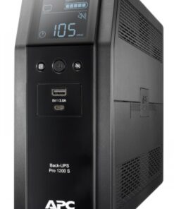 APC BACK UPS PRO BR 1200VA, SINEWAVE,8 OUTLETS, AVR, LCD INTERFACE