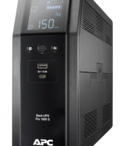 APC BACK UPS PRO BR 1600VA, SINEWAVE,8 OUTLETS, AVR, LCD INTERFACE