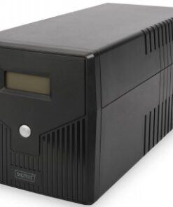 DIGITUS LINE-INTERACTIVE UPS, 1000VA/600W 12V/7AH X2 BATTERY,4X CEE 7/7,USB,RS232,RJ45,LCD