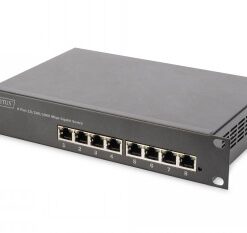 DIGITUS L2 MANAGED GIGABIT ETHERNET POE SWITCH 8-PORT POE, 10 INCH, 80W POE BUDGET