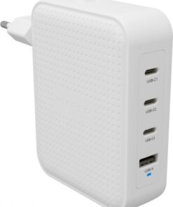HYPER HYPERJUICE 145W USB CHARGER PD3.1 GAN (3X USB-C, 1X USB-A), WHITE