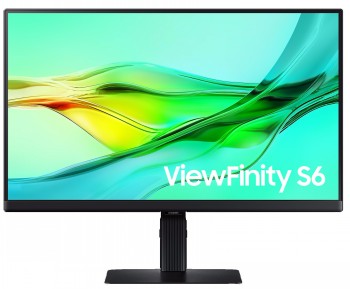 SAMSUNG VIEWFINITY S24D604U 24" 16:9 2560X1440 IPS, 5MS, 350NITS, 100HZ, HDR10, SRGB 99%, HAS/SWIVEL/PIVOT/TILT, HDMI/DP/USB-C (90W),LAN,DP OUT(DAISY CHAIN), USB3 HUB, KVM SWITCH, VESA 100, USB-C & HDMI CABLE IN BOX