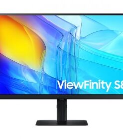 SAMSUNG S27D800E 27" 16:9 3840X2160 IPS, 5MS, 350NITS, 60HZ, HDR10, SRGB 99%, HAS/SWIVEL/PIVOT/TILT, HDMI/DP, USB3 HUB, VESA 100, HDMI CABLE
