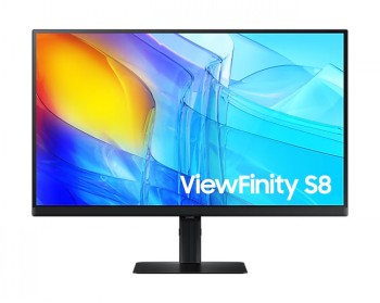 SAMSUNG S27D800E 27" 16:9 3840X2160 IPS, 5MS, 350NITS, 60HZ, HDR10, SRGB 99%, HAS/SWIVEL/PIVOT/TILT, HDMI/DP, USB3 HUB, VESA 100, HDMI CABLE