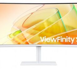 SAMSUNG S34C650 34" 21:9 CURVED (1000R) 3440X1440 VA-LED, 5MS, 100HZ, HDR10, DP/HDMI/TBT4 90WATT,LAN, WHITE, HAS, SPEAKER, VESA 100, HDMI,DP&USB-C CABLE IN BOX, AUTO SOURCE SWITCH