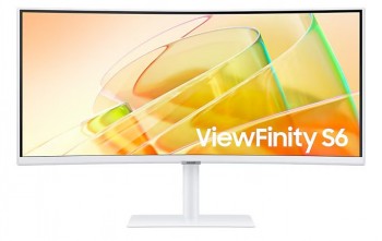 SAMSUNG S34C650 34" 21:9 CURVED (1000R) 3440X1440 VA-LED, 5MS, 100HZ, HDR10, DP/HDMI/TBT4 90WATT,LAN, WHITE, HAS, SPEAKER, VESA 100, HDMI,DP&USB-C CABLE IN BOX, AUTO SOURCE SWITCH