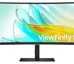 SAMSUNG S34C652 34" 21:9 CURVED (1000R) 3440X1440 VA-LED, 5MS, 100HZ, HDR10, DP/HDMI/USB TYPE-C (90W), LAN, HAS, SPEAKER (LS34A650UBUXEN)