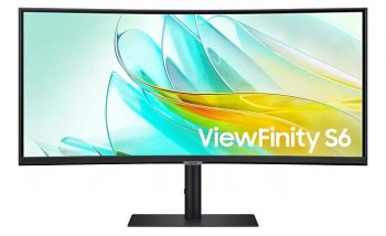 SAMSUNG S34C652 34" 21:9 CURVED (1000R) 3440X1440 VA-LED, 5MS, 100HZ, HDR10, DP/HDMI/USB TYPE-C (90W), LAN, HAS, SPEAKER (LS34A650UBUXEN)