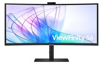 SAMSUNG S34C652 34" 21:9 CURVED (1000R) 3440X1440 VA-LED, 5MS, 100HZ, HDR10, DP/HDMI/USB TYPE-C 90WATT,LAN, BLACK, WEBCAM 5MP, HAS, SPEAKER, VESA 100, HDMI,DP&USB-C CABLE IN BOX, AUTO SOURCE SWITCH