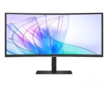 SAMSUNG S34C652 34" 21:9 CURVED (1000R) 3440X1440 VA-LED, 5MS, 100HZ, HDR10, DP/HDMI/USB TYPE-C 90WATT,LAN, BLACK, WEBCAM 5MP, HAS, SPEAKER, VESA 100, HDMI,DP&USB-C CABLE IN BOX, AUTO SOURCE SWITCH