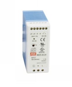 Black box mdr-ps series din rail industrial power supply - 40w, 24vdc