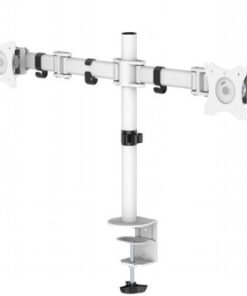 NEOMOUNTS BY NEWSTAR FLAT SCREEN DESK MOUNT (10-27") DESK CLAMP/GROMMET 16 KG WHITE