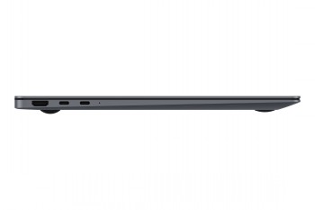Samsung Galaxy Book6 Pro 16-tums bärbar dator sidoprofil Tunn och elegant Samsung Galaxy Book6 Pro 16-tums sidoprofil i grå färg.
