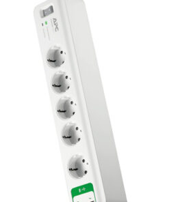 APC ESSENTIAL SURGEARREST 5 OUTLETS WITH 5V, 2.4A 2 PORT USB CHARGER 230V GERMANY