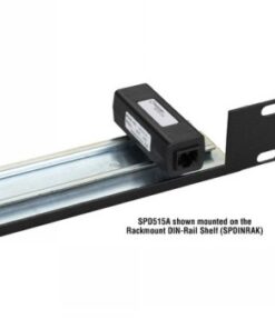Black box  rackmount din-rail shelf for in-line surge protectors - 19"