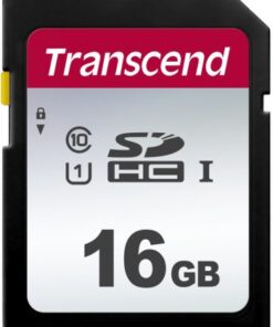 TRANSCEND 16 GB SDHC CARD, U1 - SDC300S