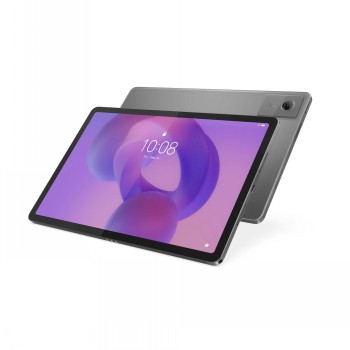 Lenovo Idea Tab 11,0-tums surfplatta med 2,5K bildskärm, grå Grå Lenovo Idea Tab-surfplatta, 11-tums bildskärm, hög upplösning, två vyer: framsida och baksida.