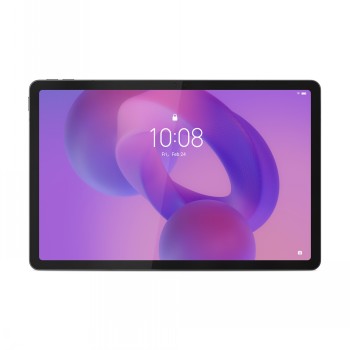 Lenovo Idea Tab 11.0” surfplatta med modern bildskärm En Lenovo Idea Tab i rosa och lila toner med svarta kanter och en 11-tums skärm.