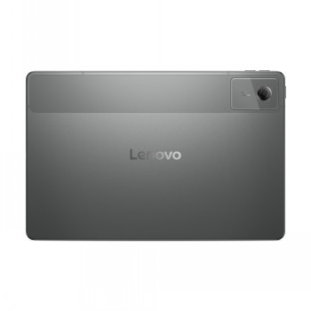 Lenovo Idea Tab 11.0 produktbild, modern design och grå finish. Lenovo Idea Tab 11.0 produktbild bakifrån, grå baksida, kameramodul i övre vänstra hörnet.