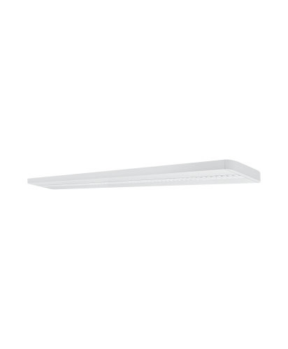 Ledvance LN INDIVILED DIRECT 1500 LED-armatur, modern design Rektangulär vit LED-takarmatur med modern och slät design, avbildad från sidan.