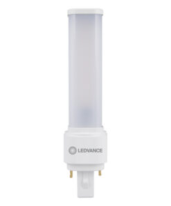 Ledvance LED-lysrörlampa 9W G24D-3 sockel Vit LED-lysrörlampa med G24D-3-sockel och Ledvance-logotyp synlig.