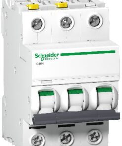 Schneider electric acti9 ic60h johdonsuojakatkaisija 3-napainen c-käyrä 2a 10ka
