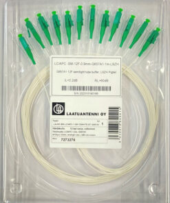 Laatuantenni häntäkuitu lc apc sm 12kpl 1.0m white