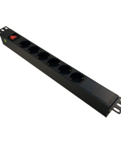 Laatuantenni pistorasiapaneeli pistorasiapaneli 19", 1u, 6kpl