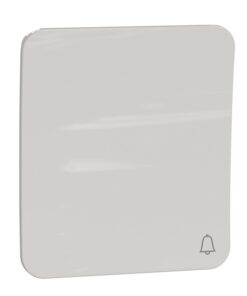 Schneider Electric Exxact utanpåliggande strömbrytare med klocksymbol, ljusgrå Ljusgrå rak vippströmbrytare med en klocksymbol i det nedre högra hörnet. Fyrkantig form med avrundade hörn.