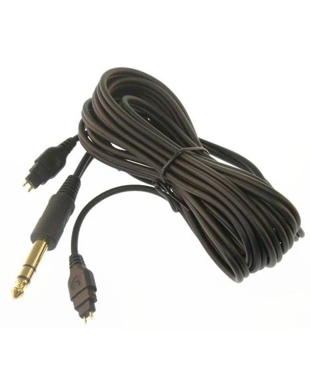 SENNHEISER HD 480/490 PRO - COILED CABLE: pitkä musta johto, kultapinnoitettu 6,3 mm plugugi, täydellinen ammattilaiskuuloke. - Prisma-IT Web
